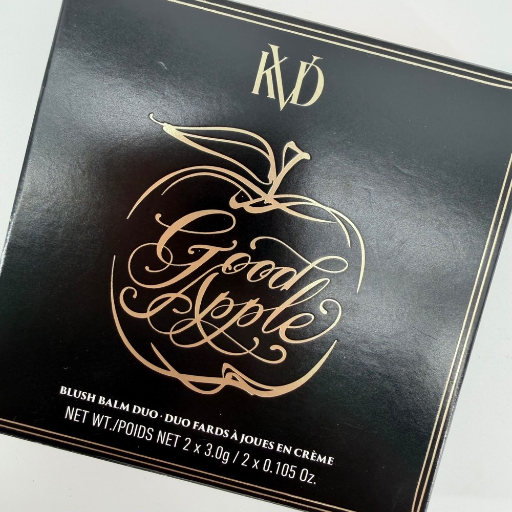 KVD Good Apple Blush Balm Duo Women 6g 30 Elusive Orchard Glass‎ Gilded Apple